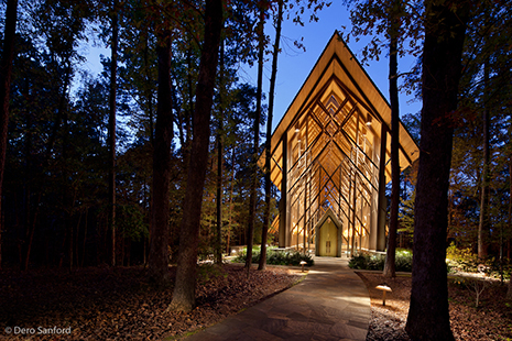 Anthony Chapel at Garvan Woodland Gardens Named One of the 'Coolest Places to Get Married'
